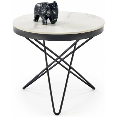 Halmar LEILA 2 bílý mramor/černá – Zboží Dáma