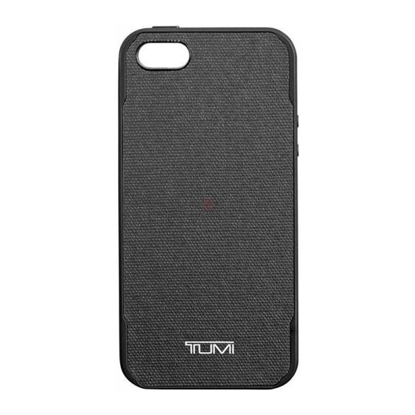 Pouzdro a kryt na mobilní telefon Pouzdro Incipio Tumi Coated Canvas Co-Mold Case iPhone 5/5s/SE černé