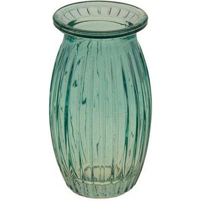 Chaks Chaks Mini sklenená váza ovál - Aqua 6,5 x 11,5 cm – Hledejceny.cz