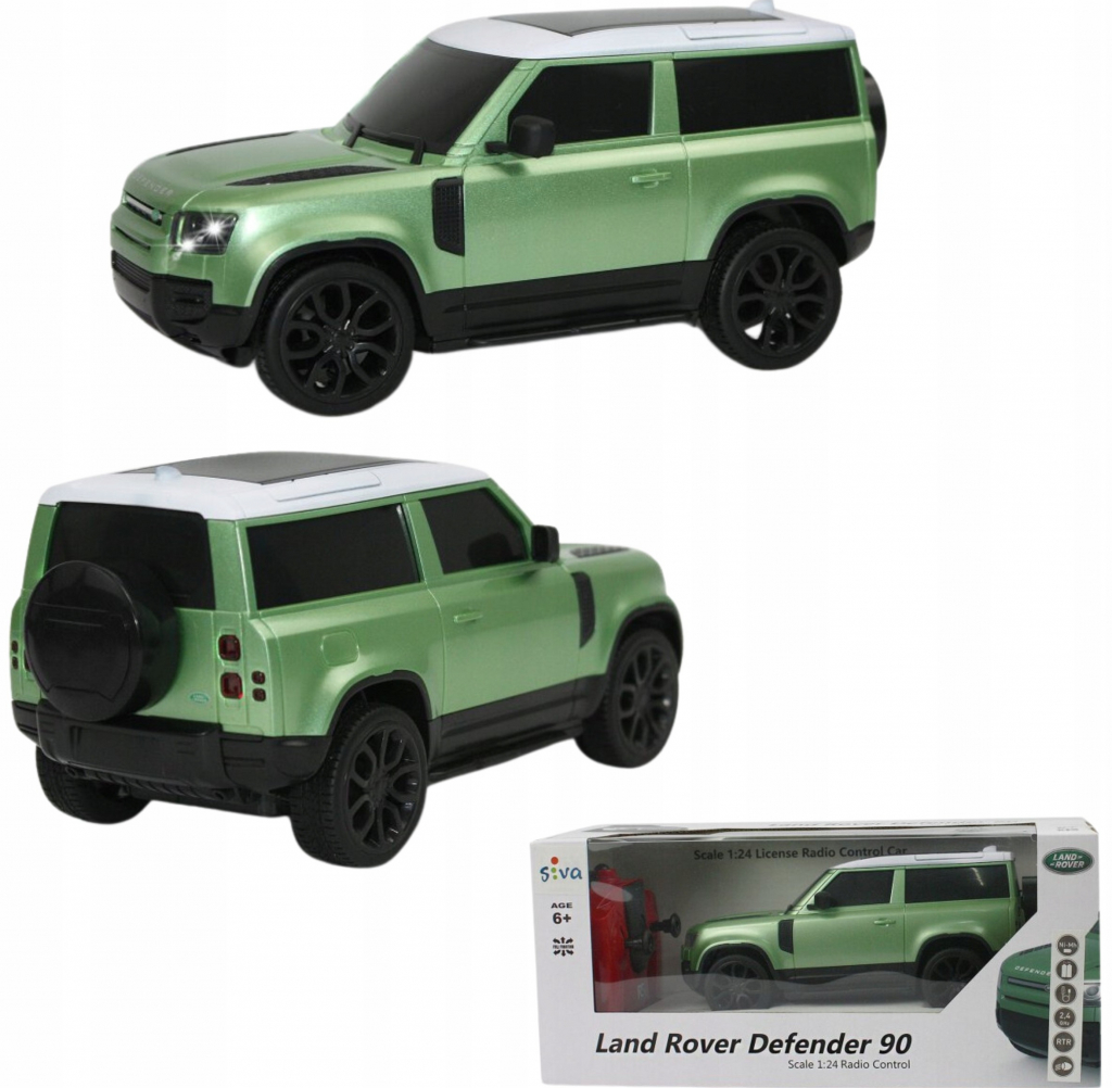 Rastar RC auto Land Rover Defender RTR červená 1:14