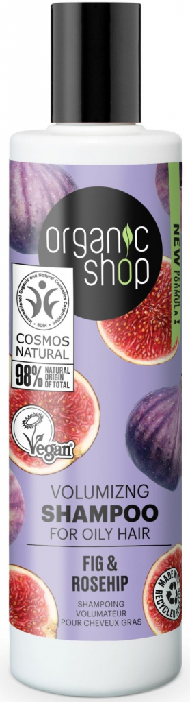 Organic Shop Šampon pro na mastné vlasy Figa a šipky 280 ml