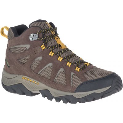 Merrell Oakcream Mid WP hnědé žluté