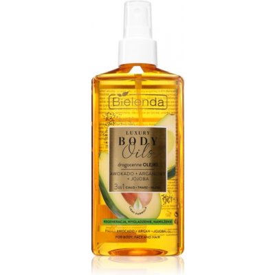 Bielenda Luxury Body Oils Avocado + Argan + Jojoba olej na obličej, tělo a vlasy 150 ml – Zboží Dáma