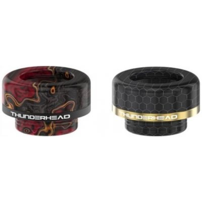 Thunderhead Creations resinový drip tip 810 Artemis Red black – Zboží Mobilmania