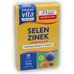 MaxiVita Selen + zinek + vitamin C a E 30 tablet – Sleviste.cz