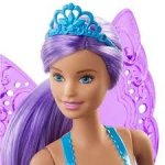 Mattel Barbie Kouzelná víla fialová křídla – Zboží Mobilmania