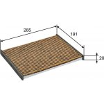 Filtr, vzduch v interiéru VALEO 701028