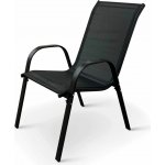 Vikio Stohovatelná židle v kombinaci tmavě šedé a černé TK2060 – Zbozi.Blesk.cz