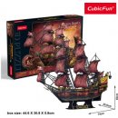 CUBICFUN 3D puzzle Plachetnice Queen Anne's Revenge 391 ks