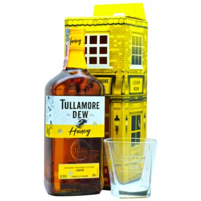 Tullamore Dew Honey 35% 0,7 l (dárkové balení 1 sklenice) – Zboží Mobilmania