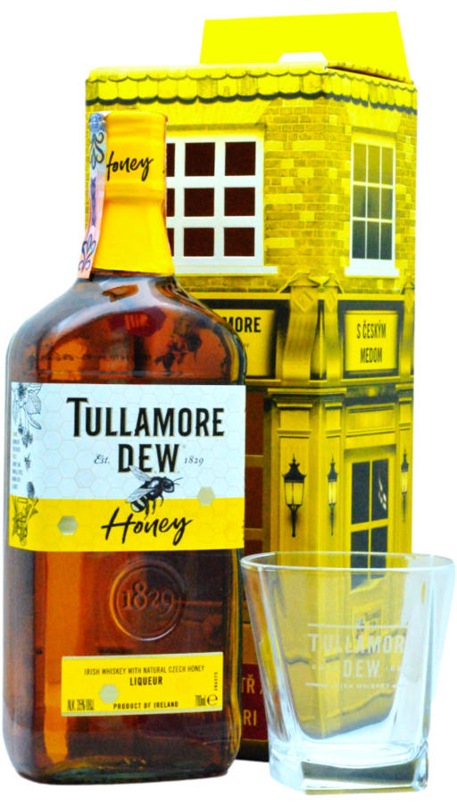 Tullamore Dew Honey 35% 0,7 l (dárkové balení 1 sklenice)