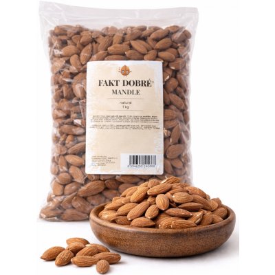 FAKT DOBRÉ mandle natural PREMIUM 1 kg – Sleviste.cz