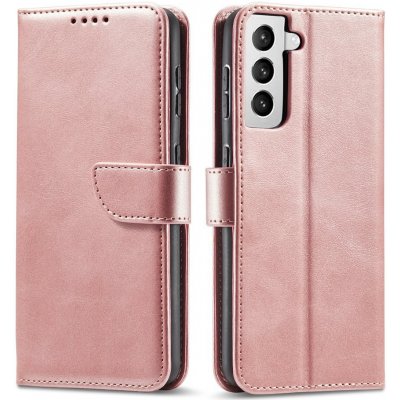Pouzdro IZMAEL Magnetické Elegant Samsung Galaxy S21 Ultra 5G růžové
