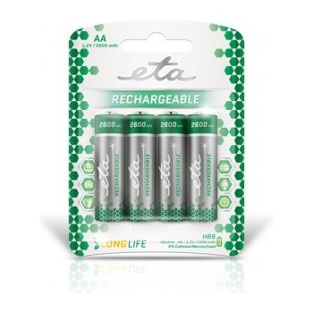 ETA AA 2600mAh 4ks R06CHARGE26004