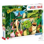 Clementoni MAXI Gigantosaurus 23747 104 dílků – Zboží Mobilmania