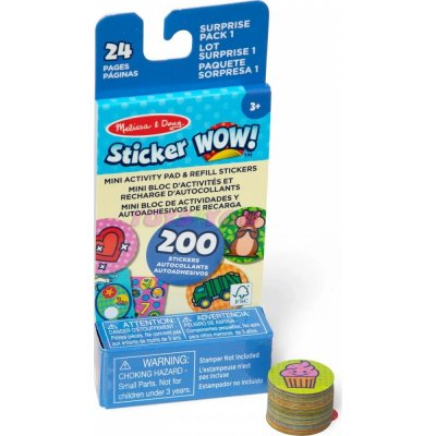 M&D Samolepky Sticker WOW! náplň s mini knížkou Překvapení – Hledejceny.cz