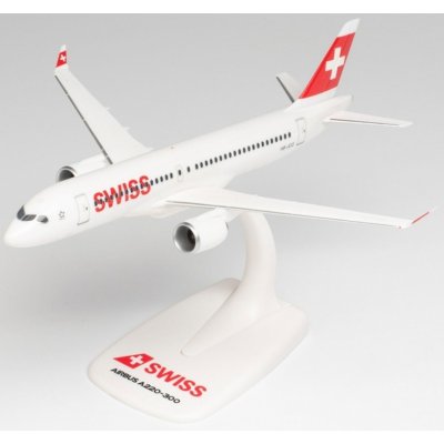 Herpa Airbus A220300Swiss International Air Lines2010s ColorsŠvýcarsko 1:200