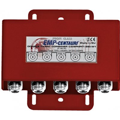 TV - SAT Slučovač EMP-Centauri C3/2PNP(T+2S)-W1 (P.180-W) – Hledejceny.cz