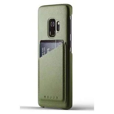 Pouzdro MUJJO Full Leather Wallet Case for Galaxy S9 - Olive – Zboží Mobilmania