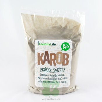 Country Life Karobový prášek světlý Bio 500 g