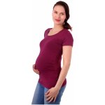 Jožánek těhotenské tričko Johanka krátký rukáv cyklámen – Zboží Dáma