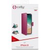 Pouzdro a kryt na mobilní telefon Pouzdro CELLY Wally Apple iPhone X/XS růžové