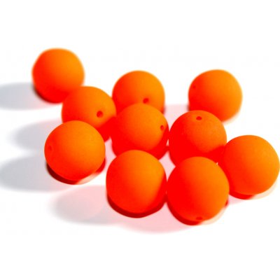 Korálky Estrela NEON - oranžové - ∅ 10 mm - 10 ks – Zboží Mobilmania
