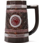 CurePink Keramický pivní korbel Game Of Thrones Hra o trůny Stark 850 ml – Zboží Mobilmania
