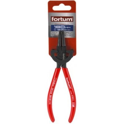 Fortum (4770512) kleště seeger zahnuté vnitřní, 180mm, rozsah 19-60mm, 61CrV4