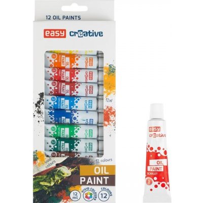 Olejové barvy EASY 12 barev – Zboží Mobilmania