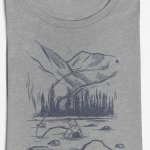 Pánské tričko Muškaření Šedý melír – Zboží Mobilmania