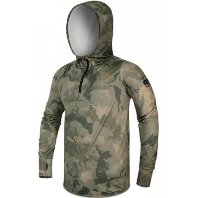 Delphin UV ARMOR 50+ Banx tričko s kapucí Delphin UV ARMOR 50+ Banx – Zboží Mobilmania