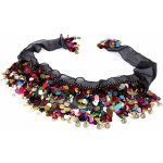 Shakira šátek s flitry a penízky monofilový – Zboží Mobilmania