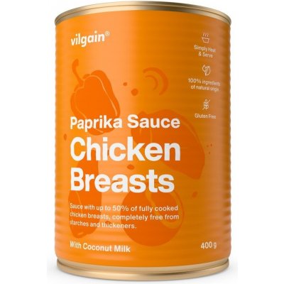 Vilgain Kuřecí prsa v paprikové omáčce 400 g – Zboží Dáma