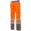 Pracovní oděv Payper Pracovní kalhoty CHARTER / WINTER fluorescenční oranžová / steel šedá