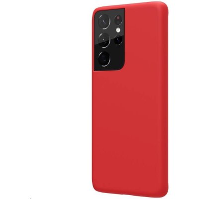 Pouzdro Nillkin Flex Pure Liquid Silikonové Samsung Galaxy S21 Ultra Red