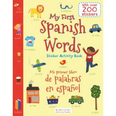 My First Spanish Words Sticker Activity Book/Mi Primer Libro de Palabras En Espanol – Zboží Mobilmania