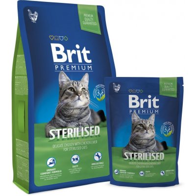 Brit cat Premium Sterilised 0,3 kg – Zboží Mobilmania