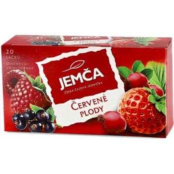 Jemča Červené plody ovocný čaj aromatizovaný 20 x 2 g