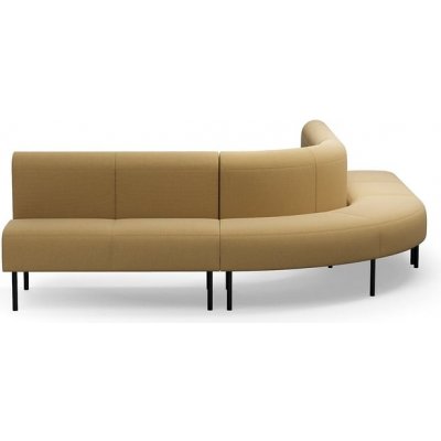 Rohová sedačka VARIETY, 90°, vnější, potahová látka Pod CS, žlutá – Zboží Mobilmania