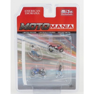 American diorama Accessories Set Moto Mania 1 2x Motorcycle + 2x Figure Různé\ 1\ – Zbozi.Blesk.cz