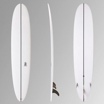 OLAIAN Surf Longboard 900 9' Performance 60 l se 2 ploutvičkami a 1 středovou 8" ploutvičkou – Sleviste.cz