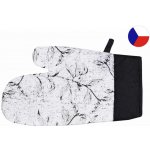 Forbyt Kuchyňská chňapka Leaf černá 1 ks 18x28 cm – Zboží Dáma