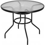 Zahradní stolek SPRINGOS BARI 90 cm černý
