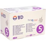 BD 31G Inzulinové jehly 0,25 x 5 mm 100 ks – Zboží Mobilmania