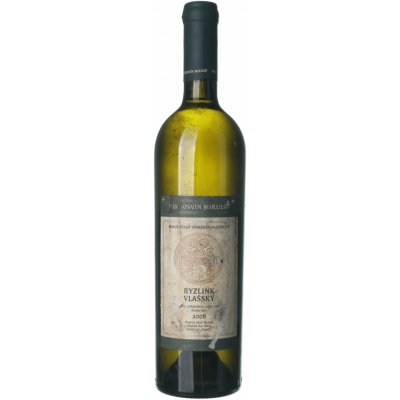 Mikrosvín Mikulov Ryzlink vlašský Pozdní sběr suché bílé 2008 13% 0,75 l (holá láhev) – Zboží Dáma