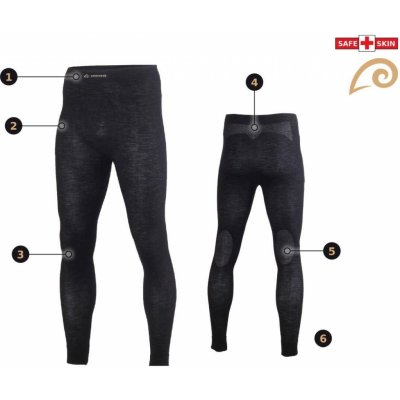 Pánské merino spodky LASTING Wateo černé – Zboží Dáma