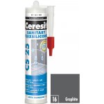 Ceresit CS 25 sanitární silikon 280 g graphite – Zboží Mobilmania