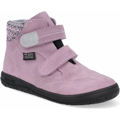 Jonap dětské celoroční/podzimní boty barefoot s membránou B3 SV Orchid – Zboží Dáma