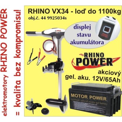 Rhino VX + Akumulator 65Ah / 12V VX 34 – Zbozi.Blesk.cz